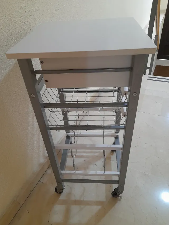 Verdulero Cocina Metálico con Cajón