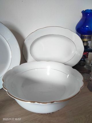 Piatti e ciotola Ginori /Laveno porcellana