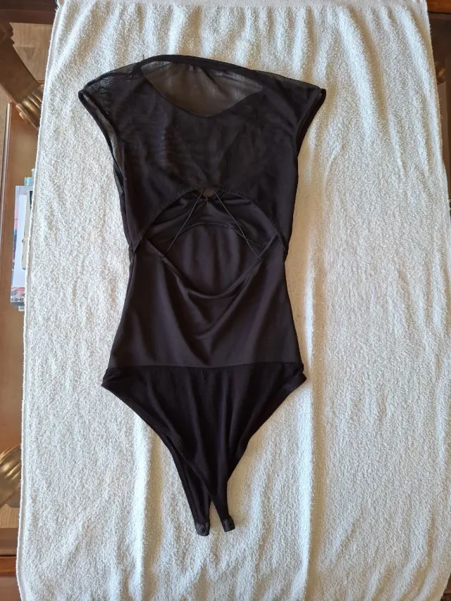 Body Bershka Negro Talla S