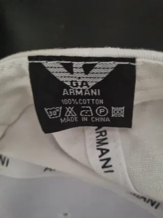 Gorra Armani Blanca