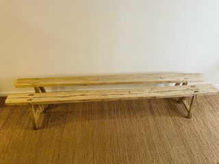 Bancos Franceses Antiguos de Madera