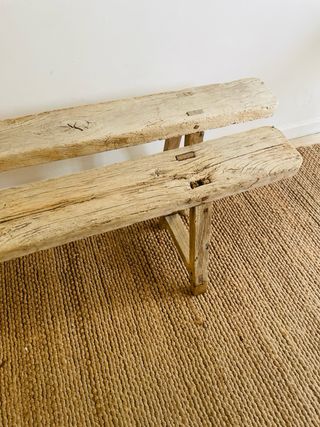 Bancos Franceses Antiguos de Madera