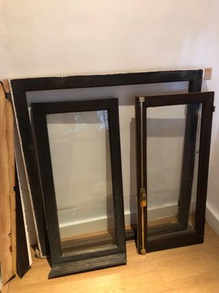 Ventanas de madera.