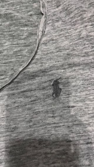 Camiseta Polo Ralph Lauren Gris Jaspeado Talla S