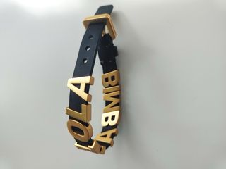 Pulsera Bimba y Lola letras doradas