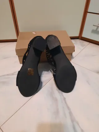 Scarpe Nere Con Tacco Donna Taglia 39