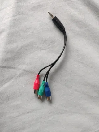 Cable Jack 3.5mm a 3 RCA Audio/Vídeo