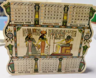 Calendario Egipcio 1998.