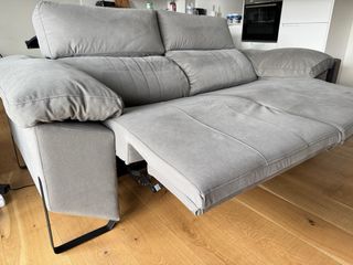 Sofa Reclinable Electrico Gris perfecto Estado!