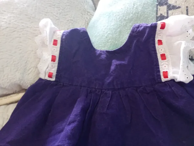 Vestido Arrantzal Bebé Morado