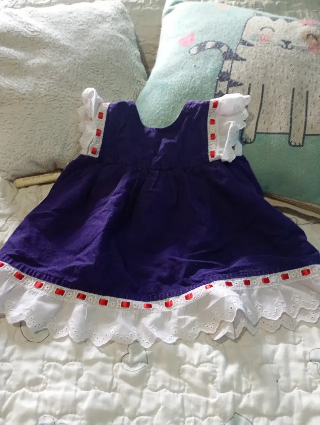 Vestido Arrantzal Bebé Morado