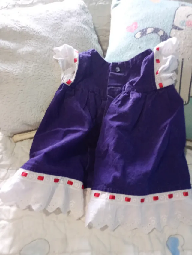 Vestido Arrantzal Bebé Morado