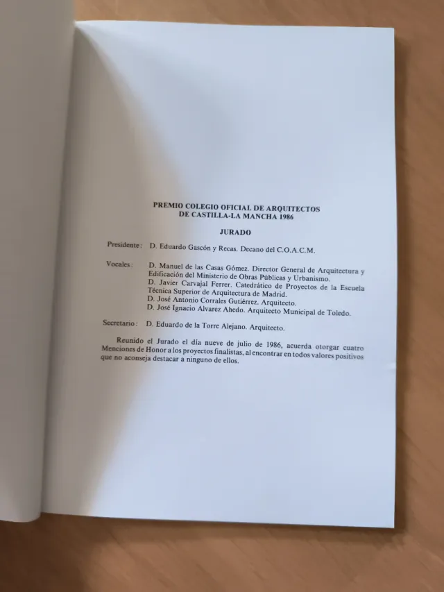 Premio de Arquitectura 1986