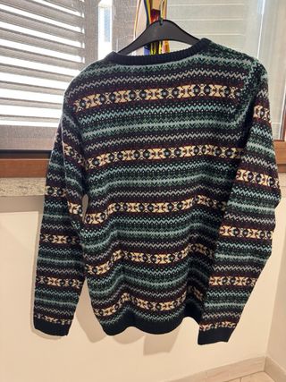 Maglione Pull&Bear fantasia geometrica taglia M