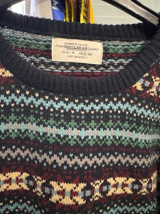 Maglione Pull&Bear fantasia geometrica taglia M