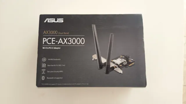 Tarjeta Red Asus PCE-AX3000 Dual Band Wi-Fi 6