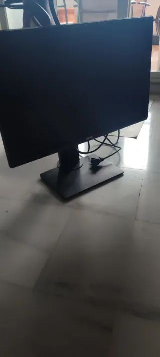 Pantalla de ordenador negra