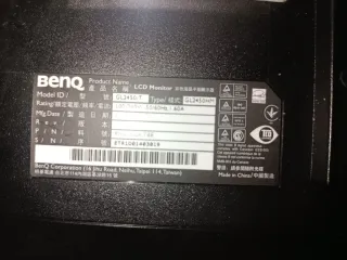 Pantalla de ordenador negra