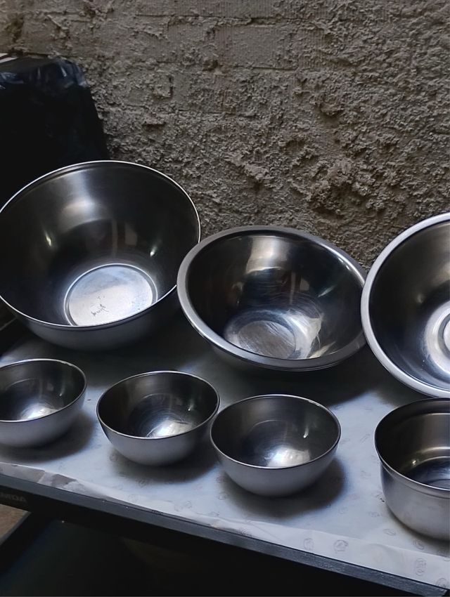 Juego 7 boles acero inoxidable