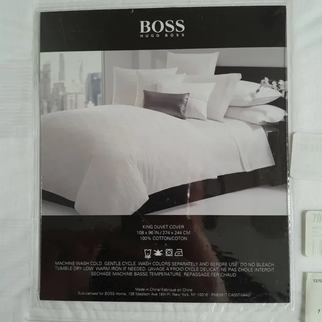 Funda nórdica Hugo Boss 100% algodón