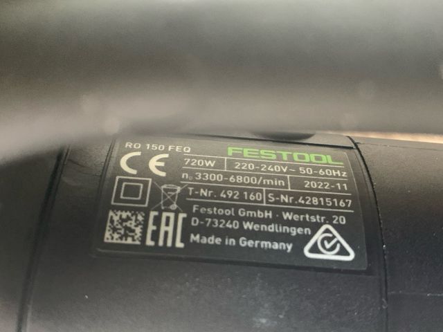 Lijadora Festool Rotex RO 150 FEQ-Plus