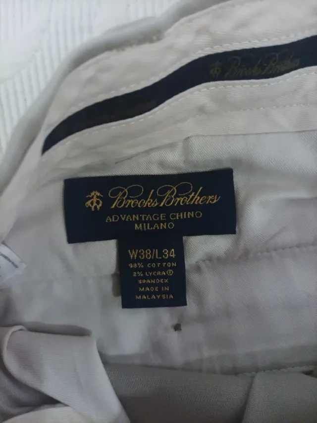 Pantalones Chinos Beige Brooks Brothers
