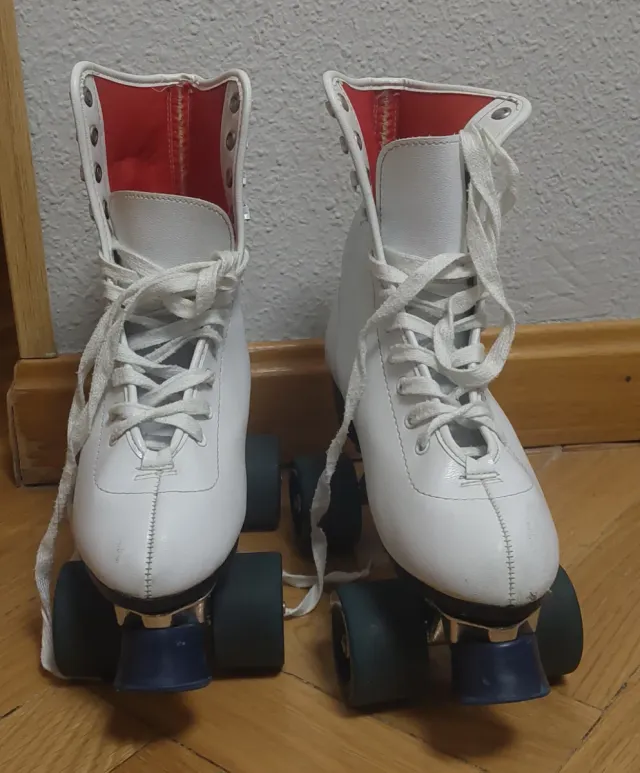 Patines 4 Ruedas Rox Blancos Talla 39 1/2