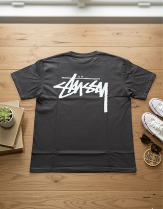 Camiseta Stussy Gris Nueva a Estrenar