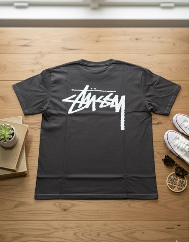 Camiseta Stussy Gris Nueva a Estrenar