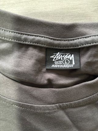 Camiseta Stussy Gris Nueva a Estrenar