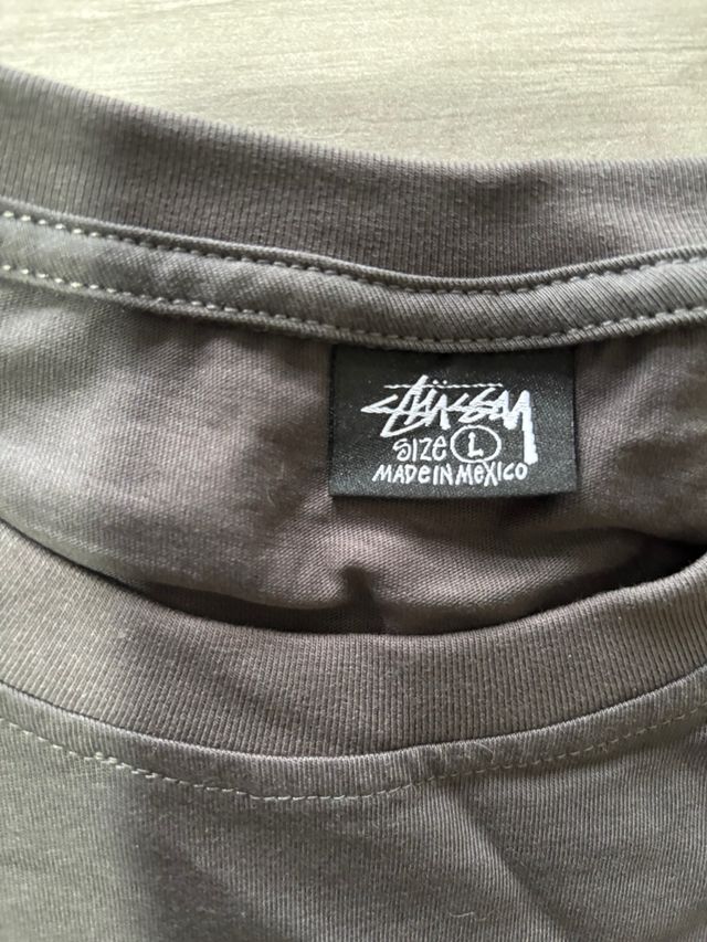 Camiseta Stussy Gris Nueva a Estrenar
