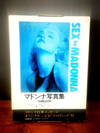 Madonna Sex book Japan con promo cd y cómic de segunda mano por