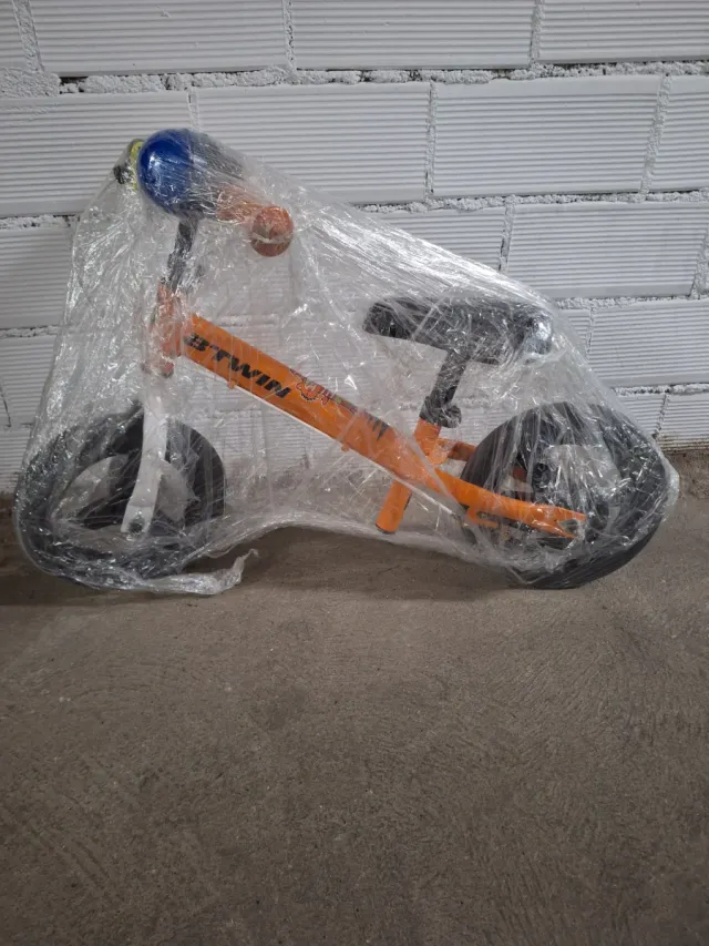 Bicicleta infantil naranja