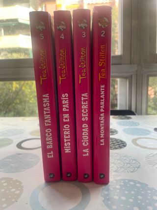 colección de 5 libros tea stilton
