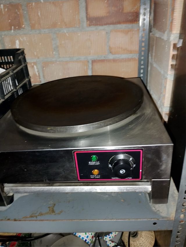 Crepera industrial eléctrica