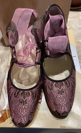 Zapatos Fallera Estampados Talla 35