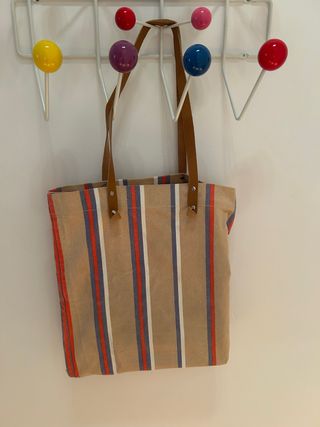 Bolso grande El Corte Inglés rayas