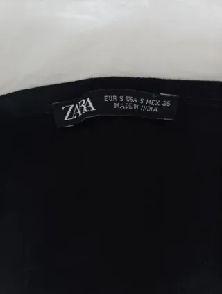 Top Zara bordado Talla S