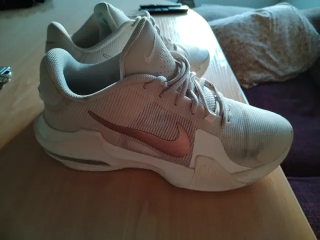 Botines Nike Air Max Mujer Rosa Blanco