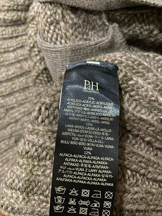 Chaquetón de punto Pedro del Hierro Marrón