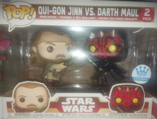 Funko Pop Star Wars Qui Gon Jinn vs Darth Maul