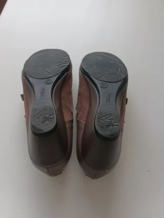 Zapatos Pitillos Marrones Talla 37