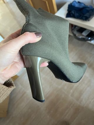 Botines tacón Zara