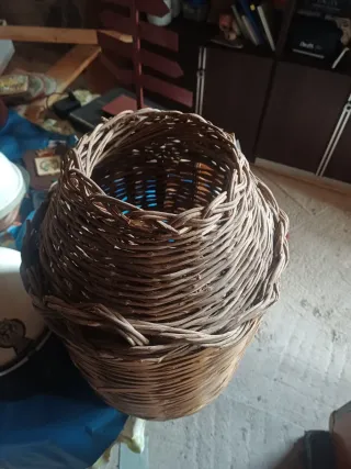 Cesto vimini e canne