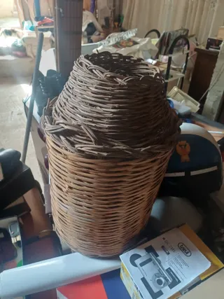 Cesto vimini e canne