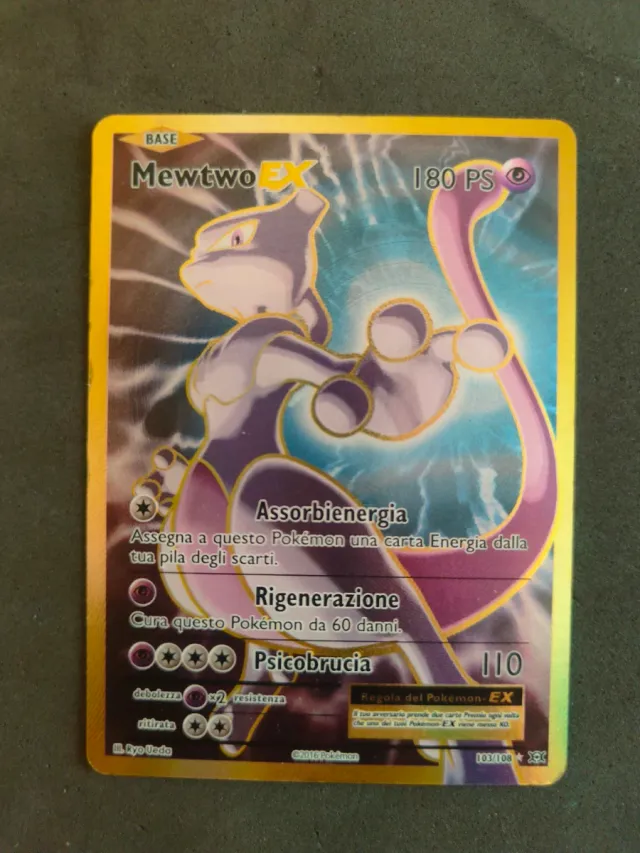 Mewtwo EX Carta Pokemon Italiana