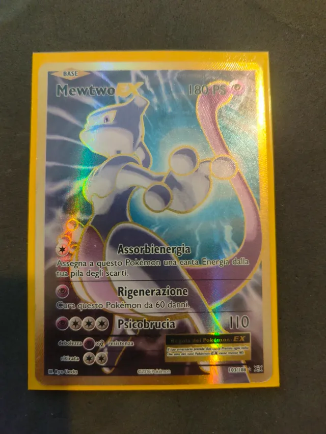 Mewtwo EX Carta Pokemon Italiana