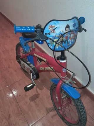 Bicicleta Paw Patrol Infantil