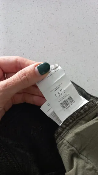 Pantaloni uomo OVS verde oliva taglia M