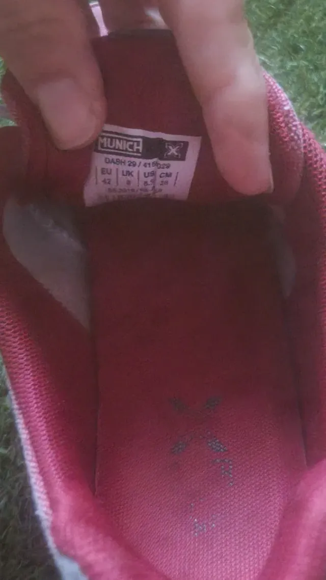 Botines Munich Burdeos y Blancos